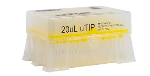 20 μL Filtered Tip, Biotix® (uTIP) Low Retention Pipette Tips - Pre-Sterile, 960-pk (4,800 Case)