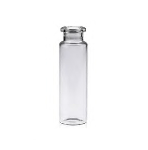 Ibis Advantage 20mL Clear Crimp Top Headspace Vial, Flat Bottom, 100-pk