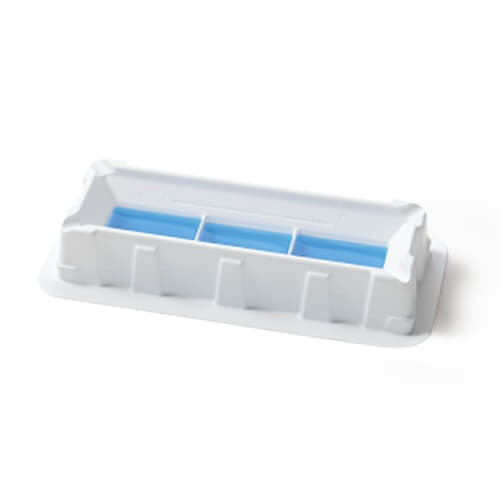 25mL, White Polystyrene, 3-Well, Pre-Sterilized, 5 Reservoirs per bag, 50-pk