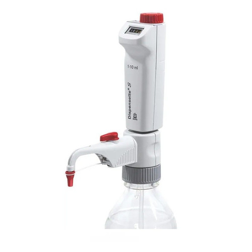 Dispensette S Bottletop Dispenser, Digital, with Recirculation Valve, 2.5-25mL
