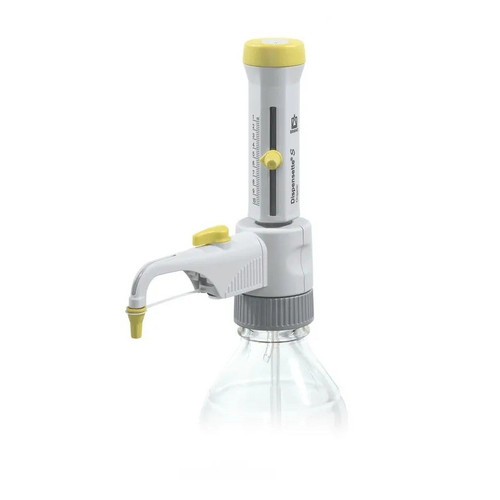 Dispensette S Bottletop Dispenser, Organic, Analog, with Recirculation Valve, 2.5-25mL