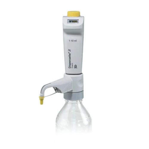 Dispensette S Bottletop Dispenser, Organic, Digital, with Recirculation Valve, 1-10mL