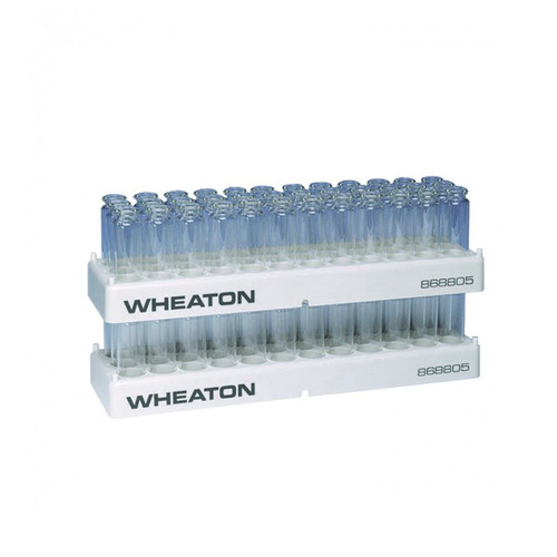 DWK Wheaton 36-Position Vial Racks for 6mL, 10mL, 20mL Headspace Vials, 5-pk
