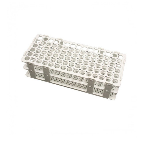 90 position large sample rack (Numbered round holes) 13 mm