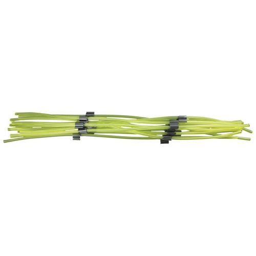 MP2 Solva Tubing Flared, 0.76mm, black-black, 12-pk