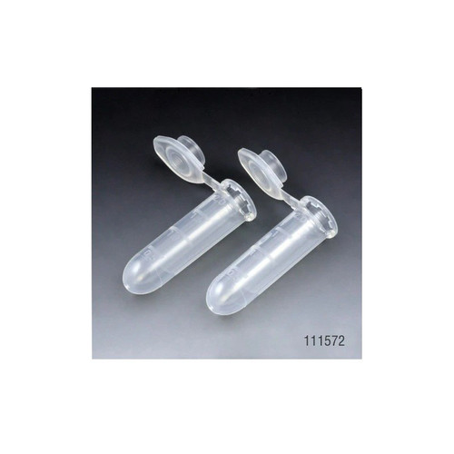 2mL Microcentrifuge Tube, PP, with Snap Cap, Lot Certified, Rnase, Dnase, Pyrogen, ATP & Human DNA Free, 500-pk