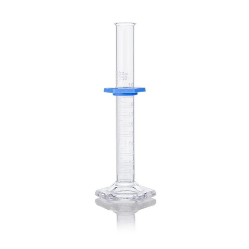 Cylinder, Graduated, Globe Glass, 10mL, Class A, Dual Grads, 6-pk