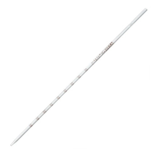0.1mL Serological Pipette, Globe Glass, Reusable, 0.01 Graduations, White Band, 12-pk