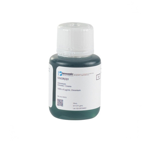 1000 ppm (µg/mL) Chromium +3 for ICP, 30mL