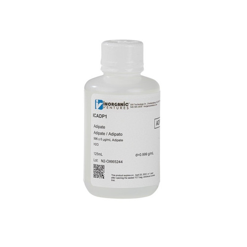 1000 ppm (µg/mL) Adipate for IC, 125mL