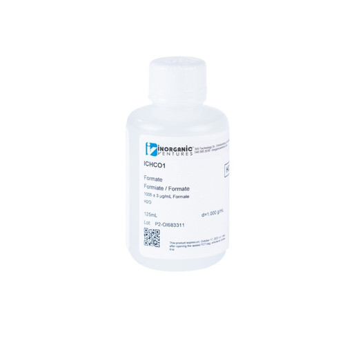 1000 ppm (µg/mL) Formate for IC, 125mL