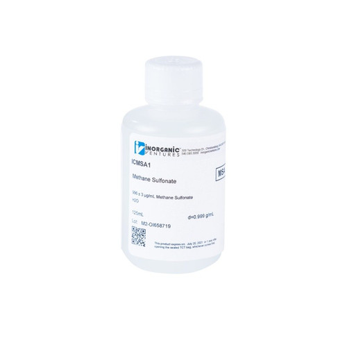 1000 ppm (µg/mL) Methanesulfonate for IC, 125mL