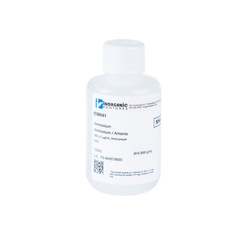 1000 ppm (µg/mL) Ammonium for IC, 125mL