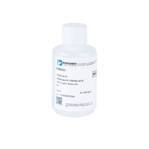 Single Element Nitrate as N, 1,000µg/mL, 125mL