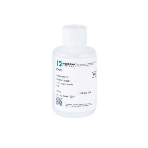 1000 ppm (µg/mL) Nitrate for IC, 125mL