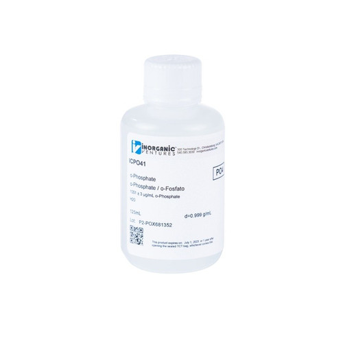 1000 ppm (µg/mL) Phosphate for IC, 125mL