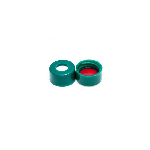 9mm R.A.M. Smooth Cap, Green, PTFE/Silicone Lined, 1000-cs