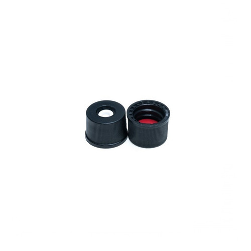 Top Hat Closure, Black 8-425mm PTFE/Silicone Septa, 1000-cs