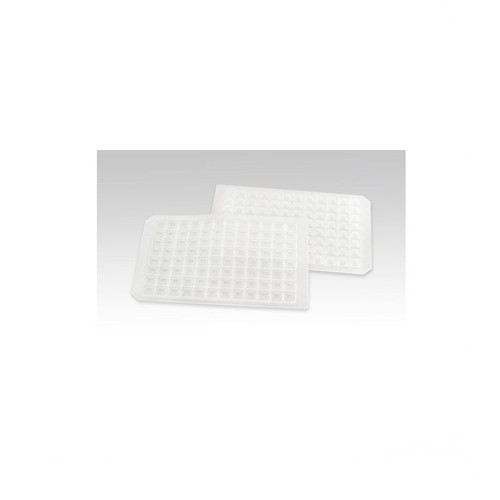 96 Square Well Pre-Slit Ultra Low Bleed Clear Sealing Mat with Premium Silicone, 5-pk