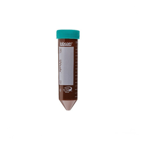 50mL Centrifuge Tube, Light Sensitive, Amber, Sterile, 500-cs