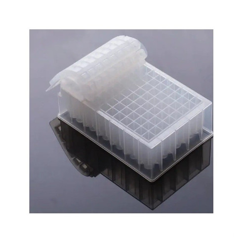 96 Well Square Well Silicone Sealing Mat, Can Been Punctured, Non-Sterile, 50-pk