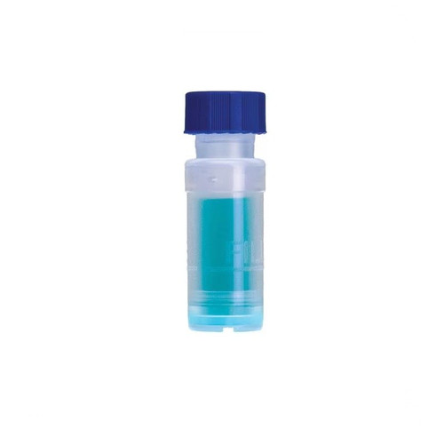 Thomson Single Step Standard Filter Vial, PTFE Pre-Slit Cap, .45µm, Blue Cap, 100-pk