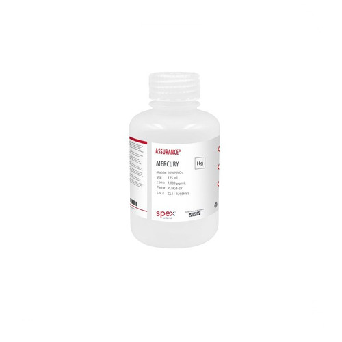 Mercury, 1,000 µg/mL, for AA and ICP, 125mL