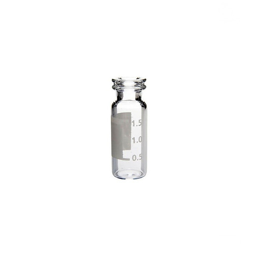 2mL Snap-it Vial, Clear, 12x32mm, I-D Patch, 100-pk