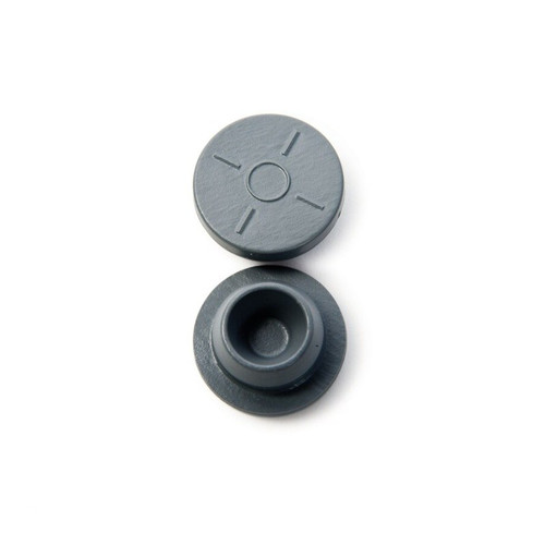20mm Stoppers, Grey Bromobutyl Rubber, 1000-cs
