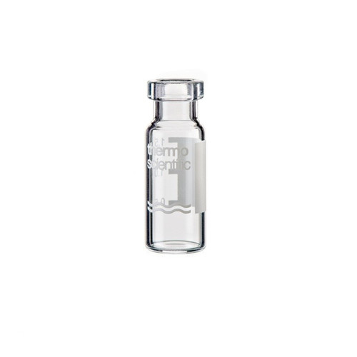 SureSTART 2 mL Clear Glass Crimp Top Vial, 11 mm, 100-pk
