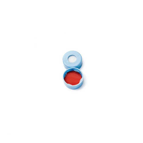 SureSTART 11 mm Snap Caps, Level 2 Blue Polyethylene, Natural Rubber/Clear TEF, 100-pk