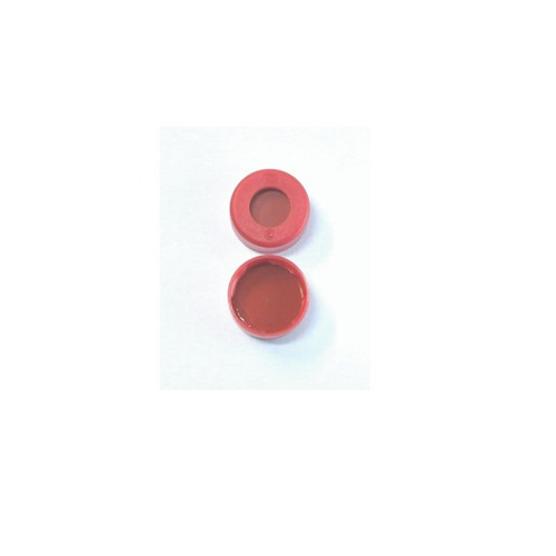 SureSTART 11 mm Snap Caps, Level 2, Red Polyethylene, Natural Rubber/Clear TEF, 100-pk