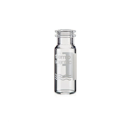 SureSTART 2 mL Clear Glass Snap Top Vials, 11 mm, 1000-cs