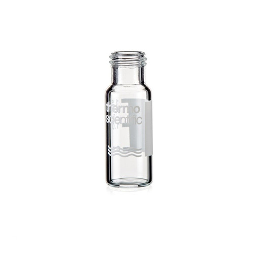 2mL Silanized Clear Target-DP Vial, 9mm Threading, I-D Patched, 100-pk