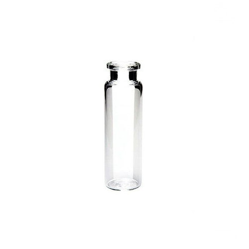 20mL Headspace Vial, Clear, Beveled Edge, Flat Bottom, 100-pk