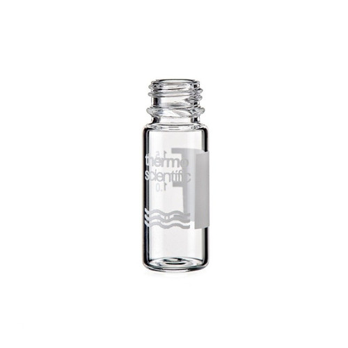 *ALTERNATE 11 09 2747* 2mL Clear Glass, Sure-Stop Vial, 9mm Screw Thread, I-D Patch, 100-pk