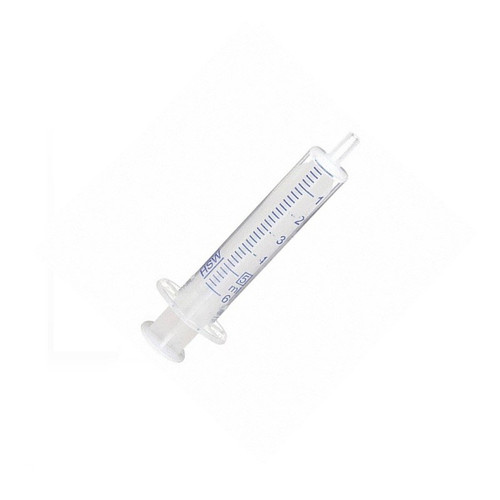 5mL, Luer-Slip, Concentric, All Plastic Syringe, Non-Sterile, 100-pk