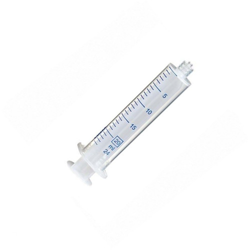 Luer Lock All-Plastic Syringe, 20mL, 100-pk
