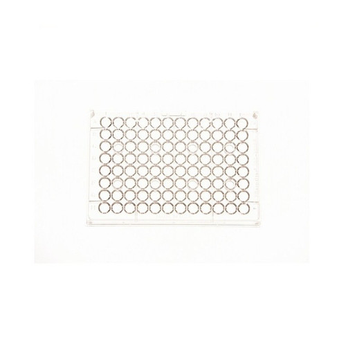 96-Well Microtiter Microplates, Curved Edges, Flat Bottom (C-well), Polystyrene, Without Lid, 330 uL, 50-pk