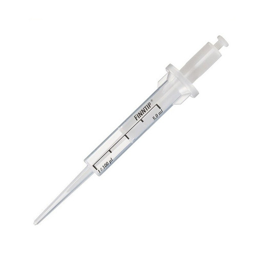 Finntip Stepper Pipette Tips, 5mL, Sterile, Non-Filtered, Individually Wrapped, 25-pk