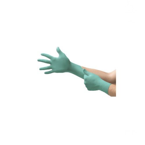 NeoPro Microflex Green Chloroprene Gloves, Textured Fingertips, Small, 1000-cs