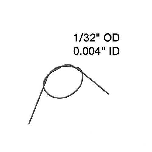 PEEK Tube Black 1/32"OD x 0.004"ID, Length 5 Feet