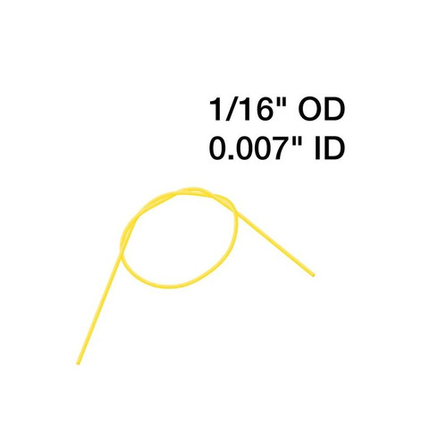 PEEK Tube Yellow 1/16"OD X  0.007" ID Length 5 Ft.