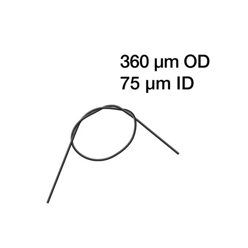 PEEK Tube Black 360µm OD x 75µm (0.003") ID, Length 5 Feet