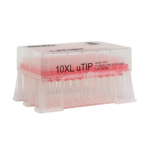 10 μL XL Filtered Tip, Biotix® (uTIP) Low Retention Pipette Tips - Pre-Sterile, 960-pk