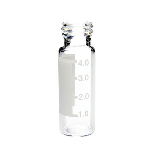Thermo™ 4mL Clear Screw Top Vial w/ I-D Patch, 100-pk