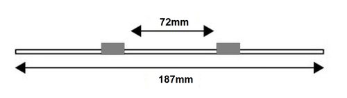 MP2 Tubing, 2-Stop PVC, Grey/Grey 1.30 mm, 12-pk