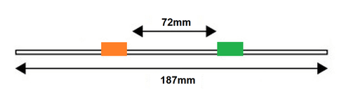 MP2 Tubing, 2-Stop PVC, Orange/Green 0.38 mm, 12-pk