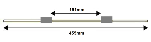 Standard PVC Tubing, 2-Stop Grey/Grey 1.75 mm, 12-pk