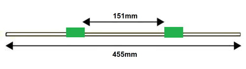 Standard PVC Tubing, 2-Stop Green/Green 1.85 mm, 12-pk